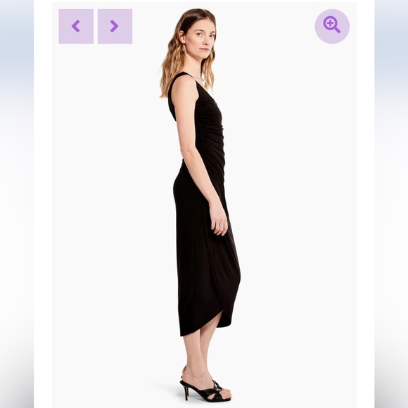 NWT NIC + ZOE HIGH TWIST RUCHED DRESS - Picture 3 of 13